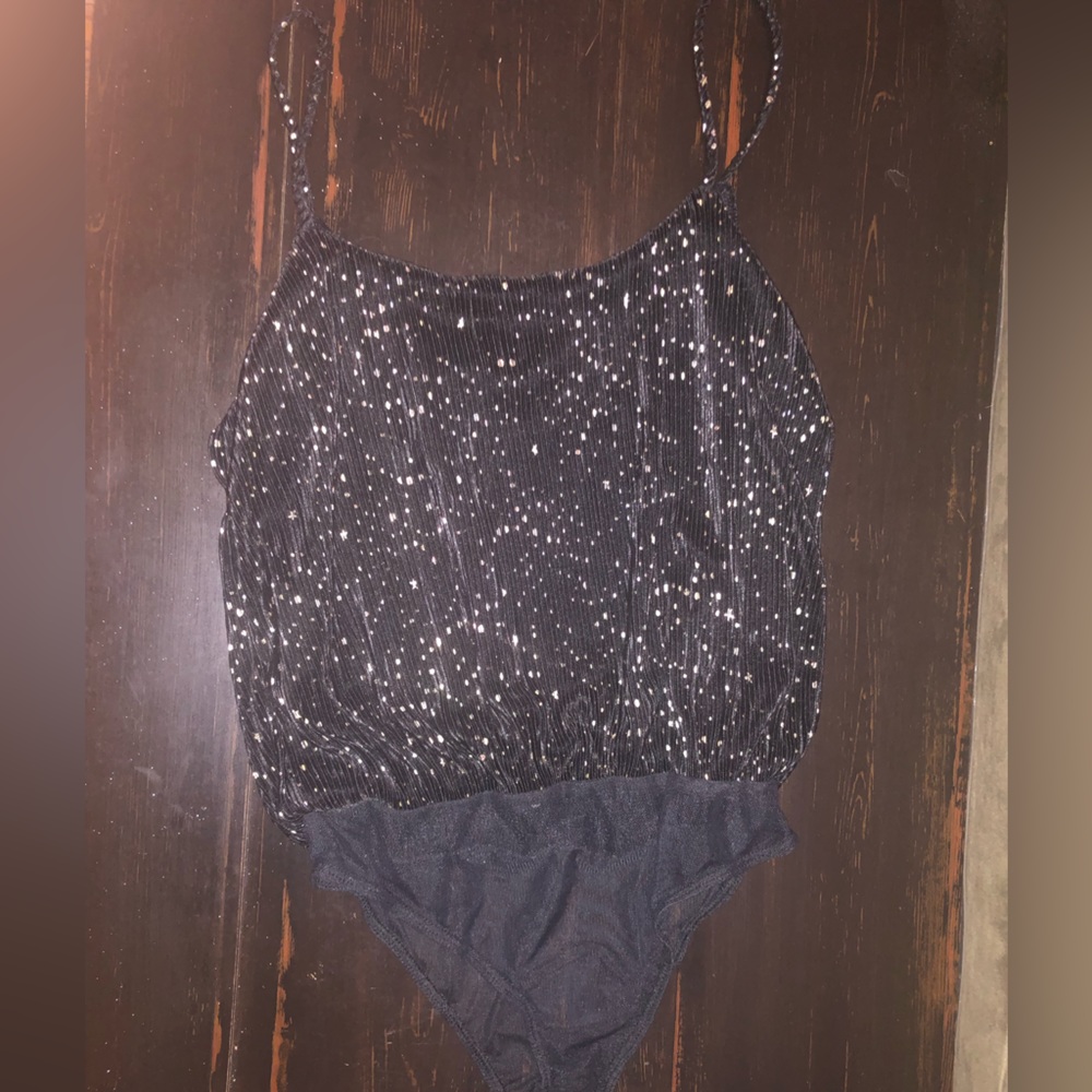 Lush sparkly bodysuit size small